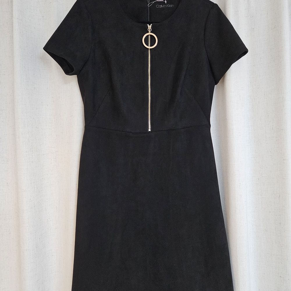 Calvin Klein Black Short Sleeve Dress